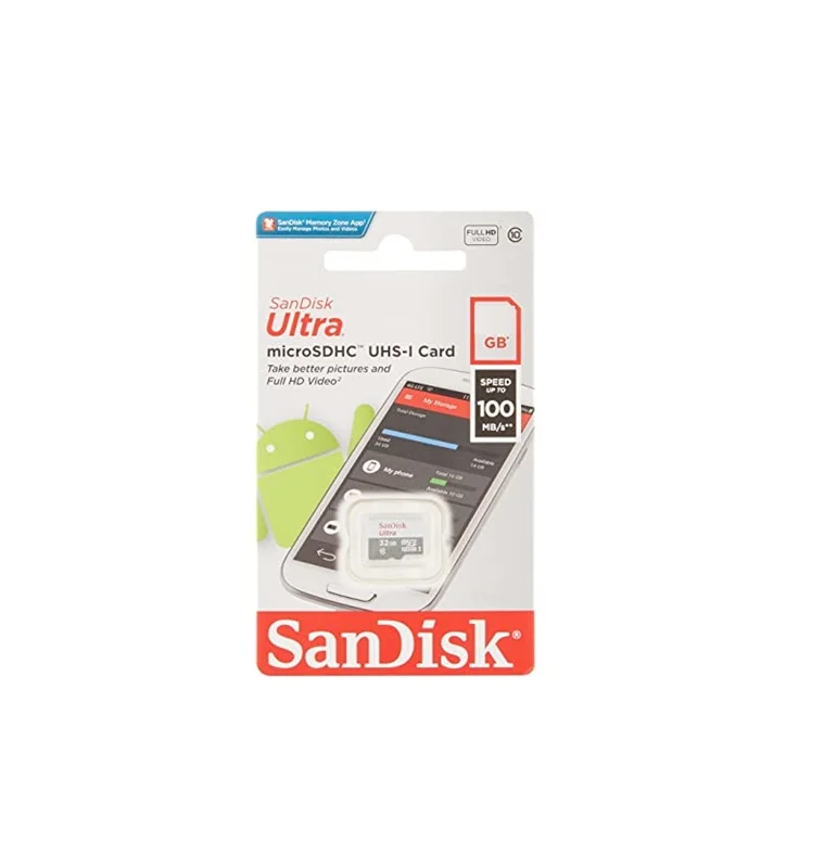 کارت حافظه سن دیسک مدل SanDisk Ultra microSDHC UHS-I Card 32GB 100MB/s